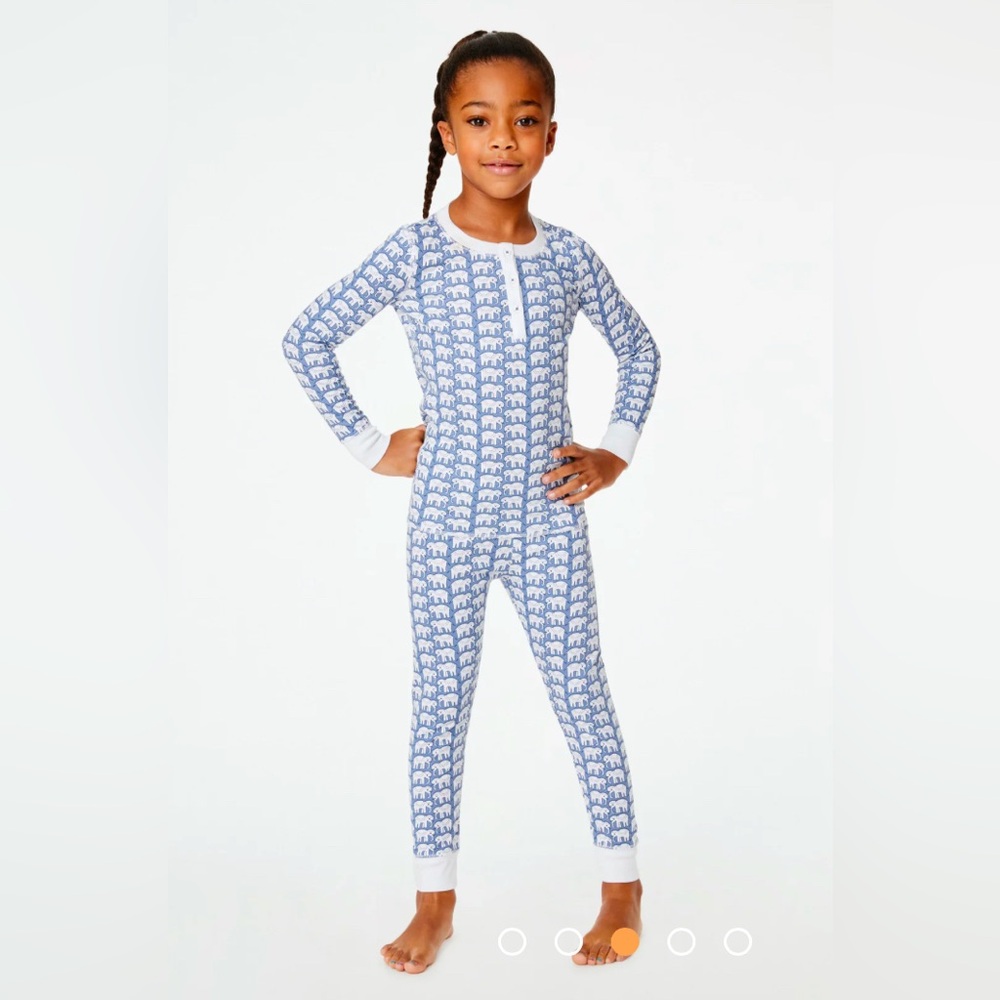 Roller Rabbit Kids Hathi Pajamas, Size 8